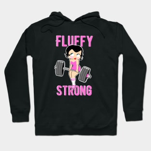 fitness girl, thick girl, gym girl, weightlifting girl Hoodie